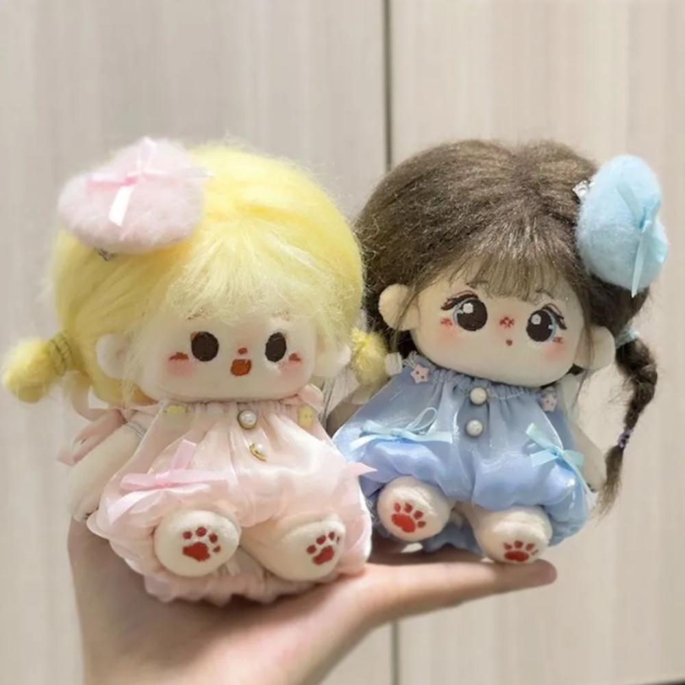 Bow Dress Doll Clothes Outfit with Wing Doll Dress Up Set Doll Accessories