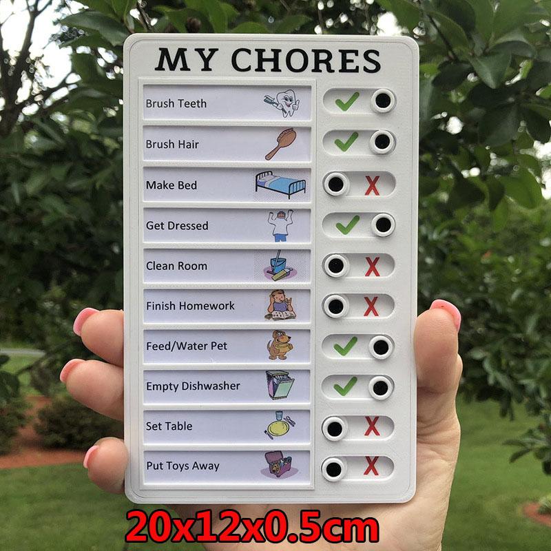 Памятка График домашних дел Многоразовый контрольный список для автофургона Уход Мой план Домашние дела Контрольный список для самодисциплины Список для пожилых людей