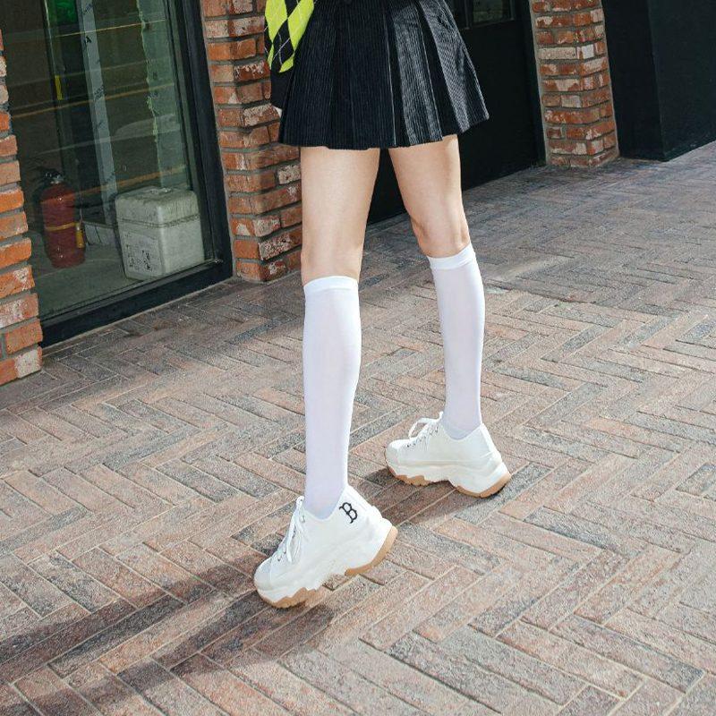 MLB Big Ball Chunky Low New York Yanker Slip Resistant Abrasion Resistant Low top Chunky Sneakers Unisex White 32SHU2111-43W