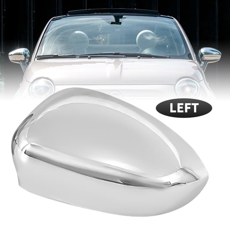 Door Side Wing Rearview Mirror Cover Cap For Fiat 500 500c Grande Punto 595 Abarth 695 2007 2008 2009 2010 - Mirror Housing