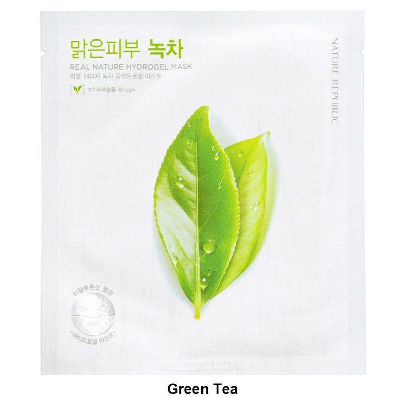 Nature Republic Гидрогелевая маска Real Nature - 10 видов