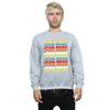 Star Wars Mens Retro Repeat Logo Sweatshirt
