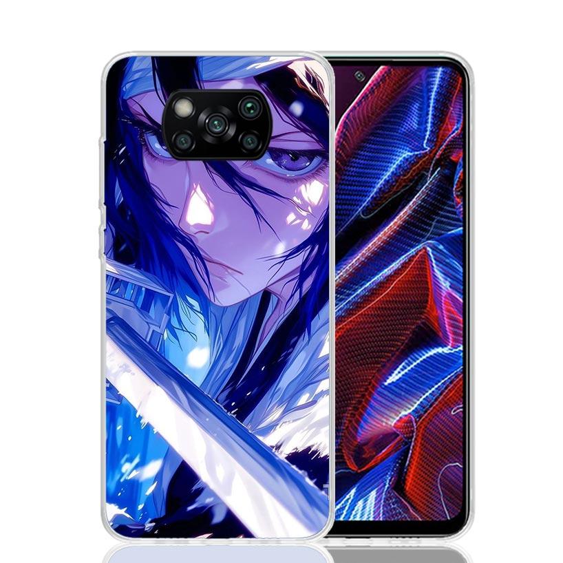 Чехол для телефона Bleach Кучики Рукия для Xiaomi Poco X7 X6 X5 Pro F7 Ultra Redmi 15C 15 13 13C 12 12C 10 10A 10C 9 9A 9C 9T Cover Poc