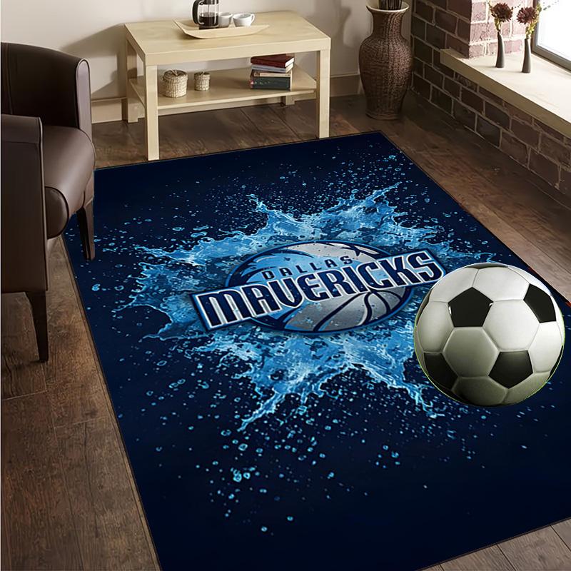 MAVERICKS LOGO Rug Office Carpet Non-Slip Mat, Chair Rug Floor Covering for Gaming, Bedroom, Living Room , Home Decor Christmas Gift