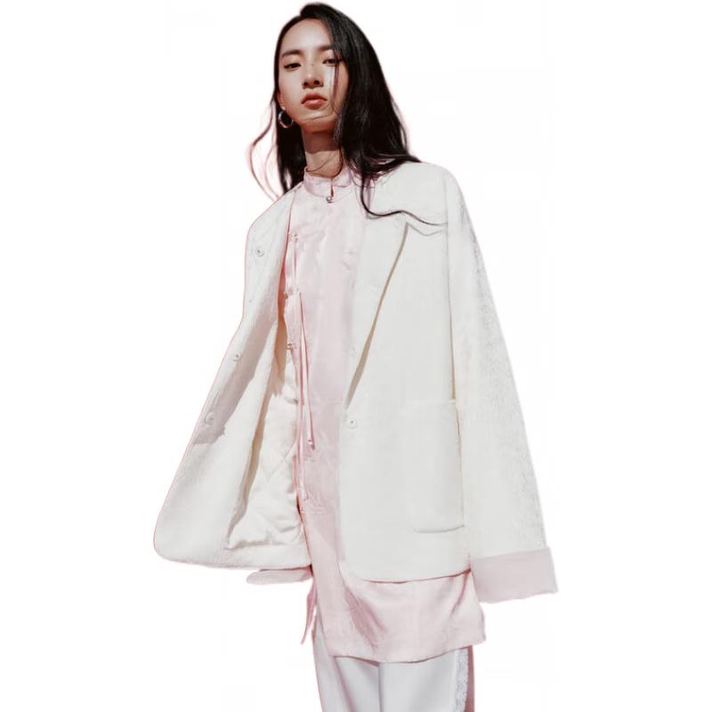 MO&Co. 2024 Spring New Chinese Style Jacquard Jacket