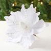 DIY Christmas Flower Pendants Cloth Xmas Tree Oranments Fashion Simulated Xmas Flower  Happy Party
