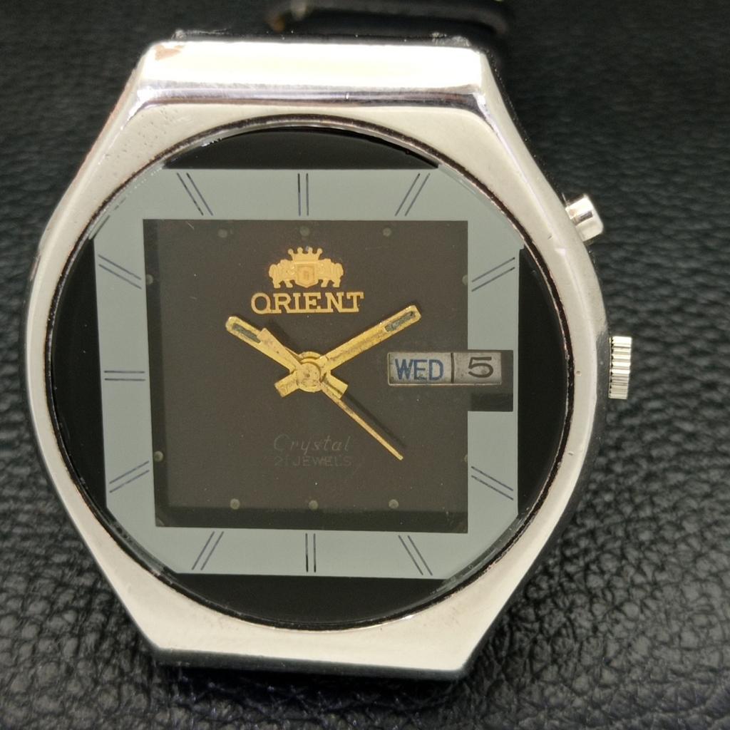 Б/У винтажные часы ORIENT AUTOMATIC 46943 из Японии мужские оригинальные часы с циферблатом a436623-2 R123a-a436623