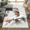 Cr7 Football Legend Floor Rug Office Rug Perfect for Study room Playrooms Game Room Kitchen Antislip Carpet Office home decor