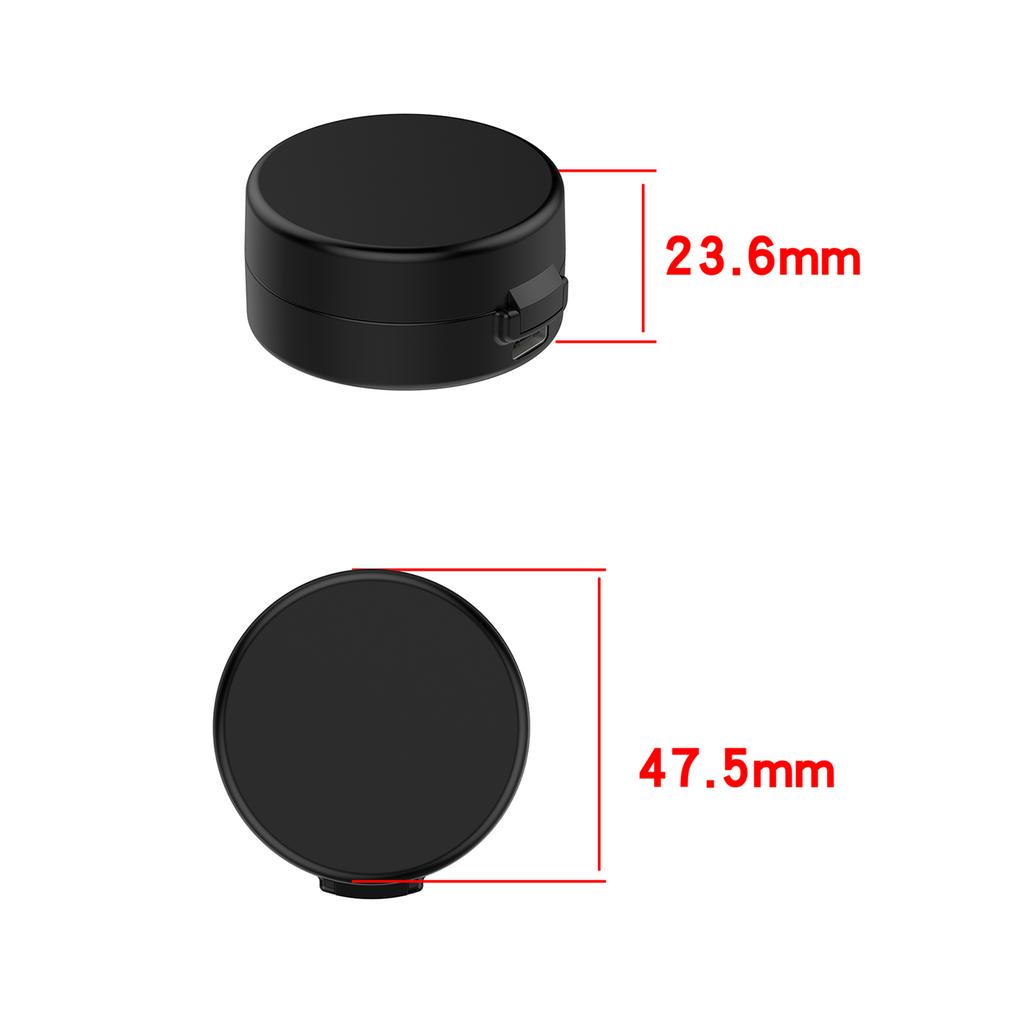 Беспроводной умный кольцевой зарядный кейс для Oura Ring Gen 4, зарядная станция, портативный зарядный бокс с USB-C кабелем, зарядный кейс