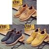 Casual Leather Shoes For Men With Durable Rubber Sole For Spring Autumn Wear
