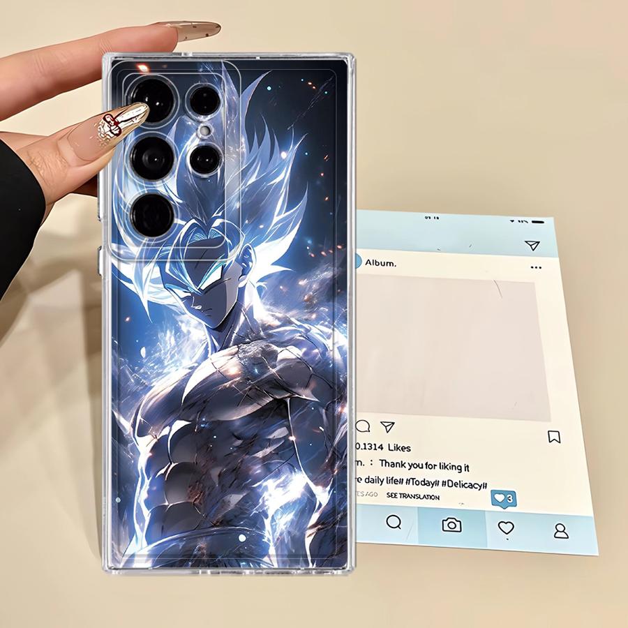 Чехол для телефона Samsung Galaxy S20 Plus S21 S26 S23 Ultra Note 20 Ultra 10 S22 FE S25 Edge S24 Аниме Dragon Ball