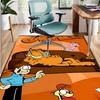 Garfield Pattern Rug, Indoor/Outdoor Mat, for Picnic, Gameroom, Bedroom, Office, Living Room, Home Decor Carpet, Birthday Gift