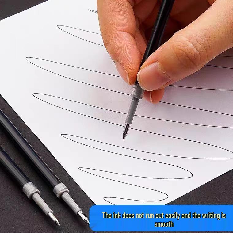 Нейтральная ручка K35 с картриджем большой емкости: Красный, Синий, Черный, Шариковый стержень 0,5 мм, Нажимной механизм