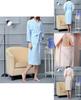 Hotel Cotton Waffle Weave Bathrobe With Embroidered Logo For Spa And Hospitality Use