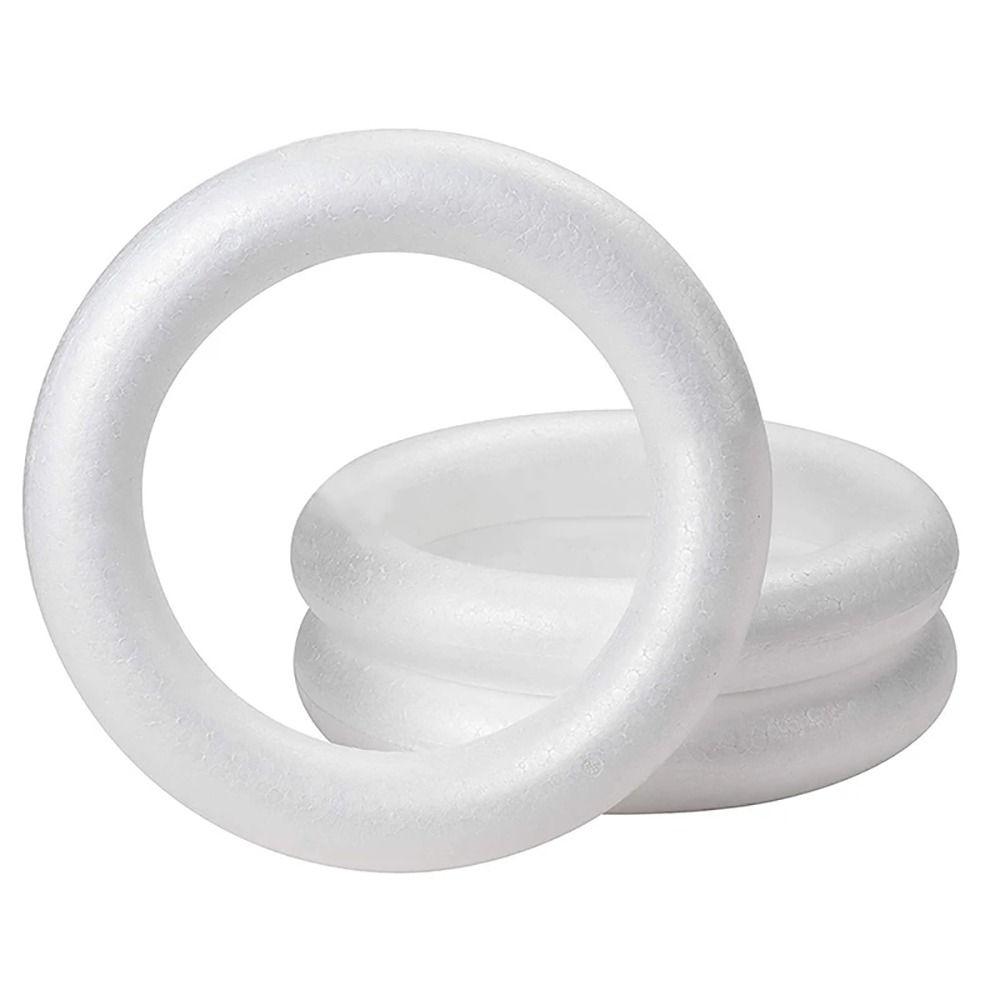 1Pcs Polystyrene Foam Ring Round Wedding Party Decorations New DIY Handmade Wreath