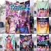 K-поп Охотники на демонов Одеяло Huntrix Girl Аниме Фланелевое одеяло Подарок для фанатов для дома, отдыха, кемпинга, путешествий, Многофункциональное одеяло