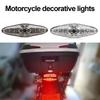 Мотоциклетный светодиодный задний фонарь, задний стоп-сигнал 12 В, высокий/низкий, красный, стоп-сигналы, универсальный для внедорожного, дорожного мотоцикла, скутера, мотоцикла