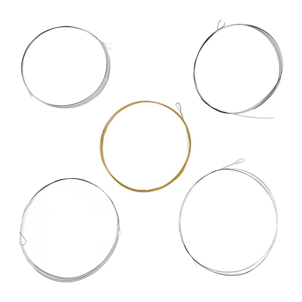 Струны для 5-струнного банджо из нержавеющей стали, с полным резонансом, толстые струны для высоких нот, замена для