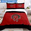 Warcraft game 3pcs K-pop music group Bedding set,Ideal for Bedroom, Dormitory,Including Duvet Cover And 2pcs Pillowcases,Fan gifts