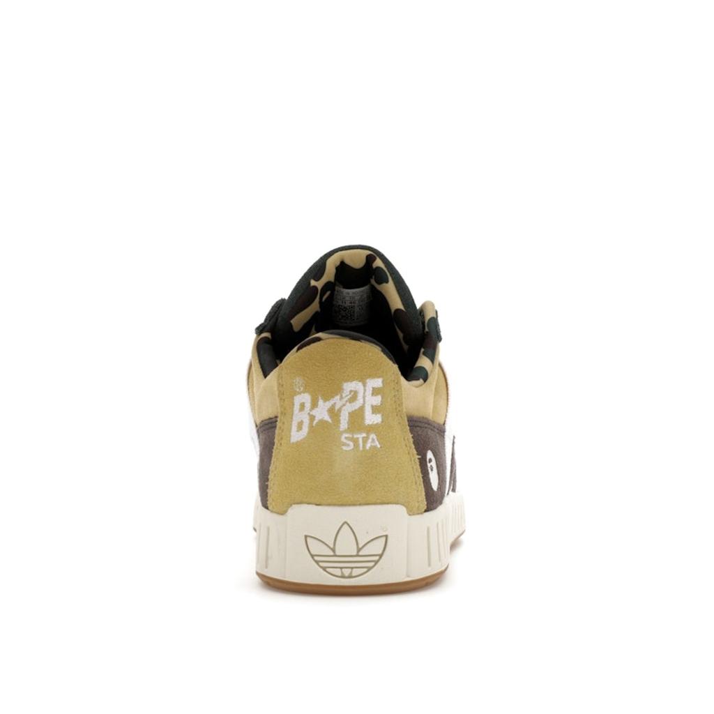 BAPE x adidas LWST Песочные Унисекс Кроссовки Коричневый Облачно-белый Основной-белый IE6118
