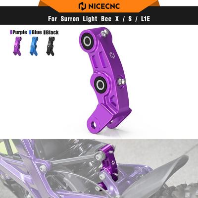 NICECNC Для Surron light bee X S L1E Электро-кроссовый мотоцикл 0.75"/20MM Подъем Задний Амортизатор Связующее Для Segway X160 X260 2024 2025