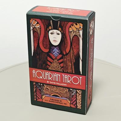 Колода Таро Водолея 78 шт. Классические карты Таро, напечатанные на кардстоке 350 г/м², с двойным тиснением, 12*7 см