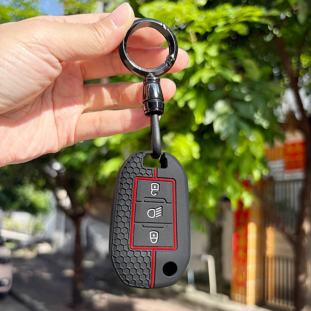 Мягкий чехол для ключа для Opel Corsa F Grandland X Для Citroen C2 C5 C4 Cactus C8 C3 Для Peugeot 208 2008 508 408 308 3008 Колпачки на автомобильный ключ
