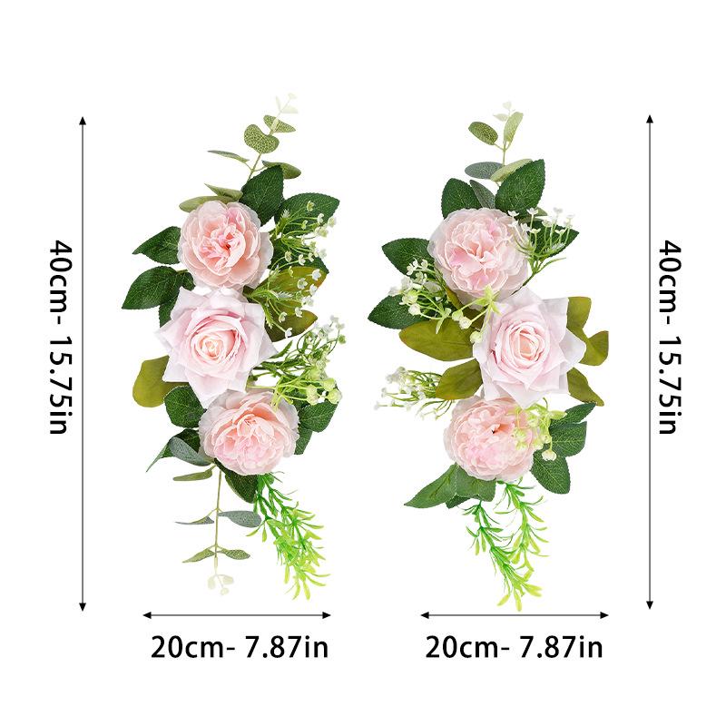 Floral Wedding Arch & Welcome Sign Decoration Set