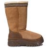 UGG Удобные универсальные простые модные короткие зимние сапоги до середины голени женские сапоги бежевые 1158323-CHE