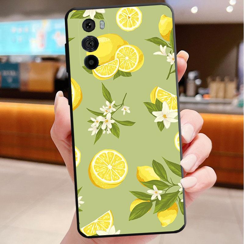 Летний Фруктовый Лимонный Чехол Для Телефона Для Motorola Edge 50 40 Pro 60 50 40 30 Ultra Neo Fusion Moto G Play G Stylus G Power G 2025