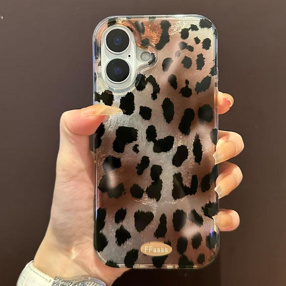 Модный чехол для телефона с принтом черного леопарда для iphone 17 Air 16 15 14 13 11 12 Pro Max 7 8 Plus X XS XR SE 2022 2020 16e