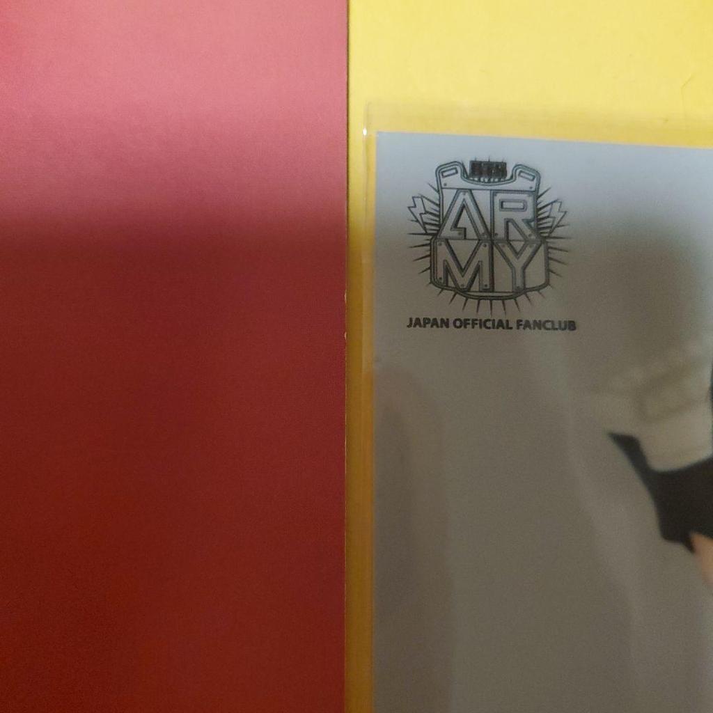 [USED] BTS Official Rare JIN Jin FC Continuation Bonus Uncovered Photo Card