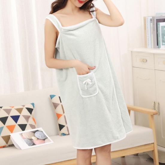 Носимое банное полотенце, мягкое, с высокой водопоглощающей способностью, коралловый флис, женское полотенце для ванной комнаты, полотенце для душа, ежедневное использование