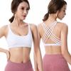 Cross Beauty Back Sports Bra No Steel Ring Yoga Running Vest Quick-drying Shockproof Large Size Women Sports Bra