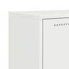 Highboard White 68.5 x 38.5 x 107 cm Steel