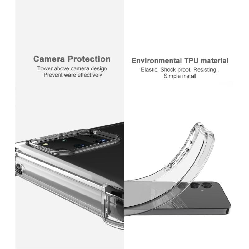 For Redmi Note 14 Pro Pro+ Plus 5G Phone Case IMAK Shock-resistant Soft Case