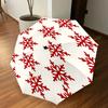 1PC snowflake winter Automatic Open/Close Umbrella Compact Folding Umbrella with 8-Rib Shaft lightweight esign, Highquality Fabric1171A