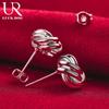 Серьги из стерлингового серебра 925 пробы, модные свадебные украшения
