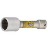 TONE Quick Fit Thin Long Wheel Nut Socket with 21mm Width Protector, 3APQF-21LN, 9.5mm (3/8") Drive, Yellow,