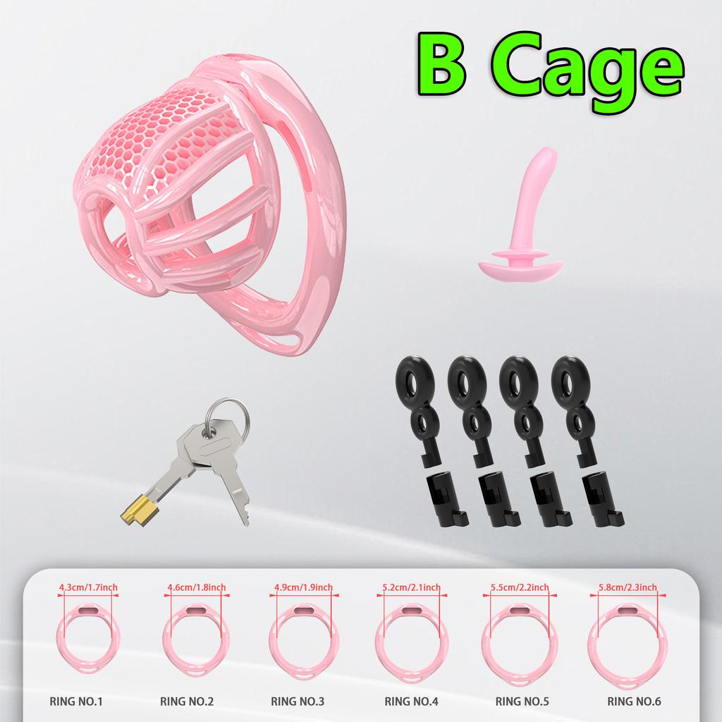 Male Hive Chastity Lock Cock Cage Prevent infidelity Invisible Lock Testicle Chastity Belt Slave Bondage Sex Toys For Men Gay