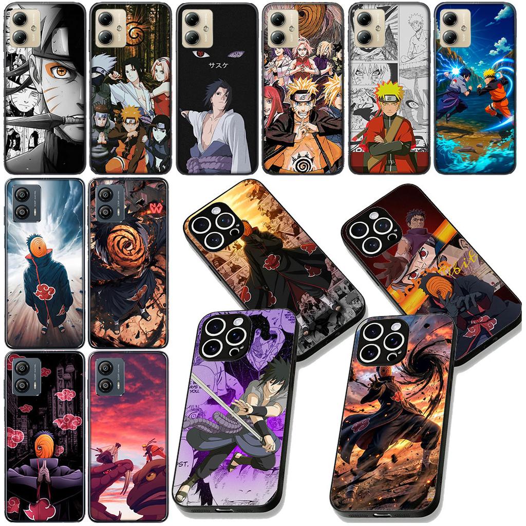 Чехол для телефона Tobi Naruto Uchiha Obito Sasuke для Motorola Moto G86 G14 G35 G34 G45 G55 G67 G75 G85 G24 G15 G54 G57 Power Case