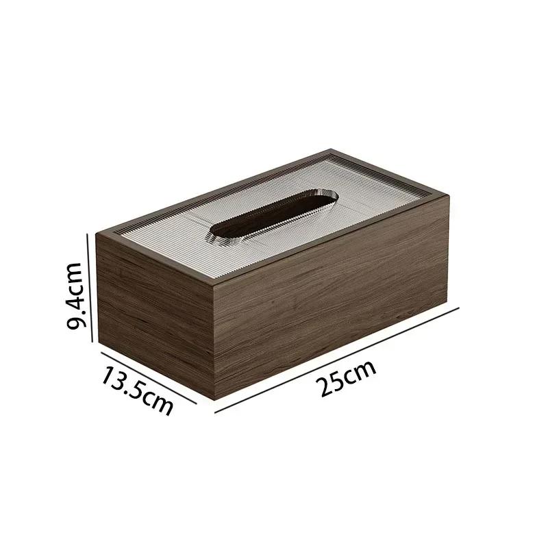 Creative walnut tissue box, decorative gift, suitable for living rooms and bedrooms