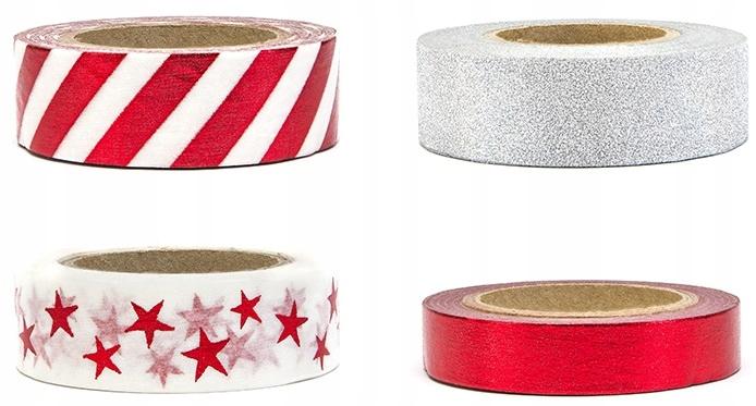 Decorative Tape, Mix (1 Pack / 4 Pcs.)