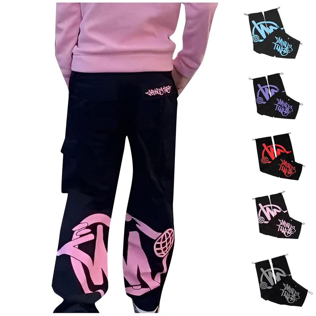 Мужская повседневная рабочая одежда Короткие брюки из двух частей Прямые уличные карманы с высокой талией и принтом в стиле хип-хоп