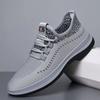 Leisure Men's  Mesh Breathable Sports  Oversized Comfortable Mesh Shoes 2024 Summer New Trendy Mesh Shoes Men's Shoes