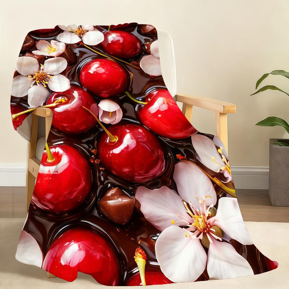 Refreshing summer fruits watermelon lime Blanket Soft Throw Blanket for Home Bedroom Bed Sofa Picnic Travel Office Blanket Gift