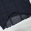 European Style Women's Sexy Round Neck Long Sleeve Mesh See-Through Cropped Top, 2026 Collection.