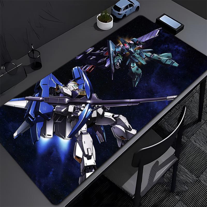 Mechanical Warrior Gundam Mk II Mousepad Large Gaming Keyboard Gamer Mouse Pad on The Table Desk Mat coaster PC Anime Mouse Mats