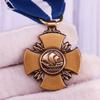 Navy Cross Collection Commemorative Badge Highest Honor Cross Propeller Medal Is A Combination Ship, Warship, Sailboat, Anchor