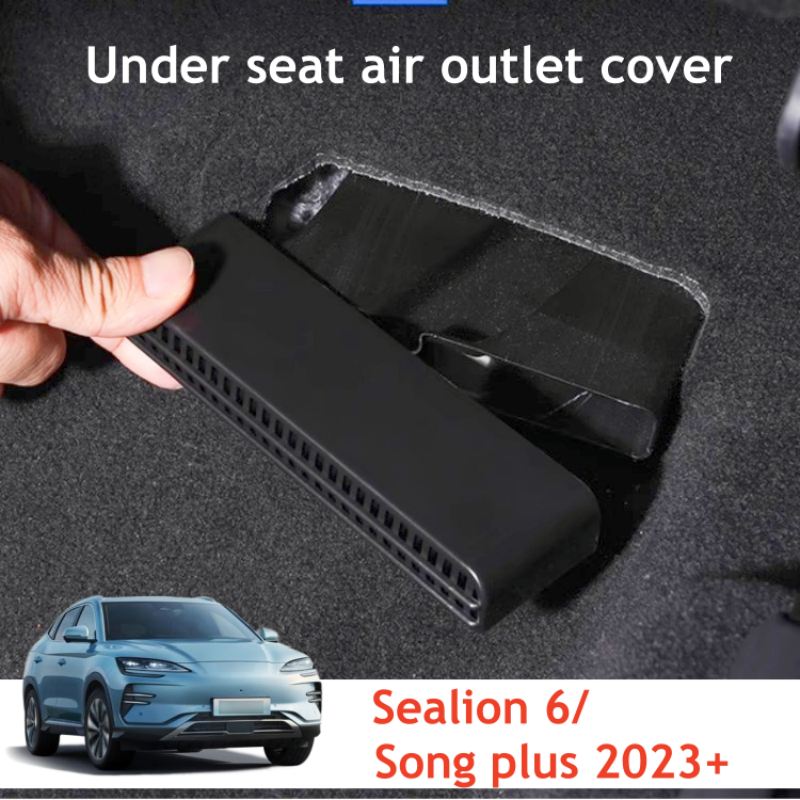 AQ3 For BYD Sealion 6 Seal U Song Plus Champion 2025 2024 2023 Under Seat Air Outlet Flow Vent Intake Grille Cover Accessories